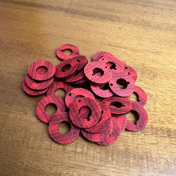 Red-Stripe FlyCarta coil washers