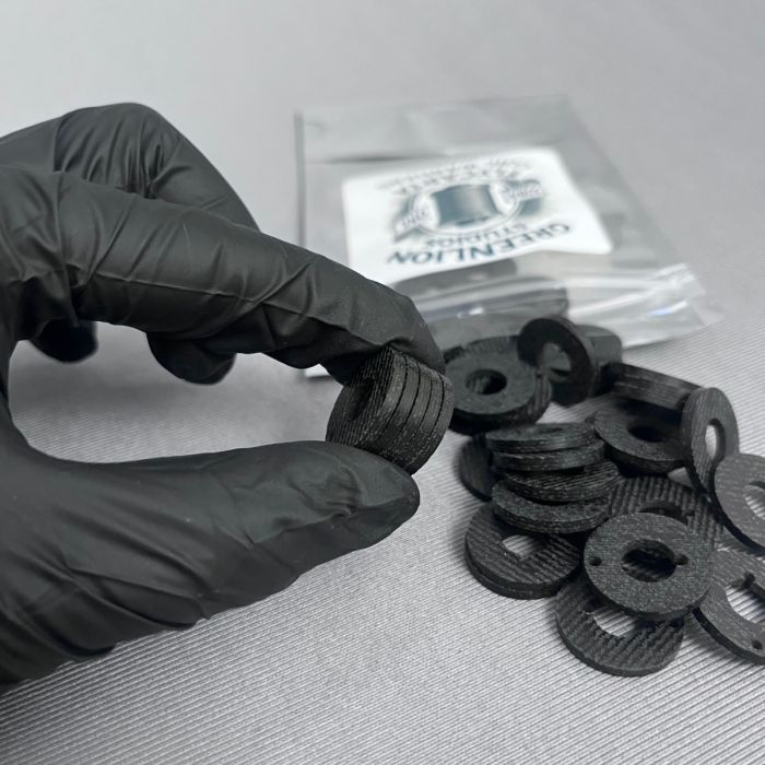 Charcoal FlyCarta coil washers